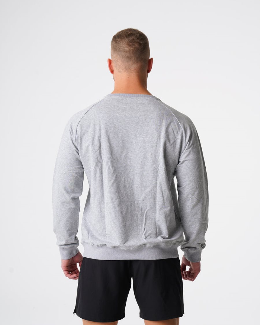 Sudaderas NVGTN Crew Neck Hombre Gris | bmMHId1u