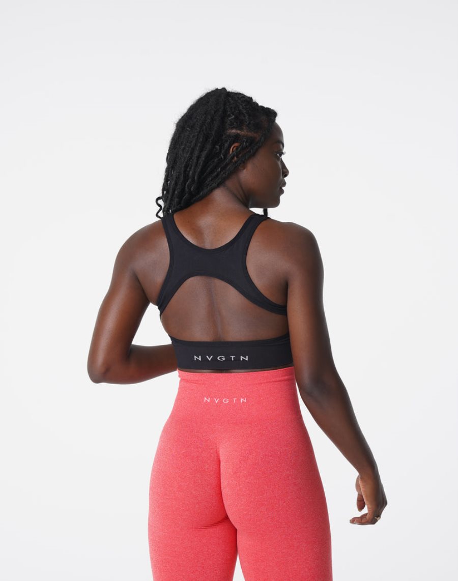 Sujetadores Deportivos NVGTN Eclipse Seamless Mujer Negras | lLQq9IUQ