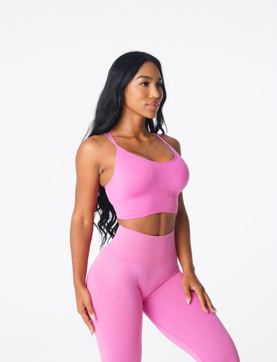 Sujetadores Deportivos NVGTN Flourish Seamless Mujer Rosas | ut5JxFOS