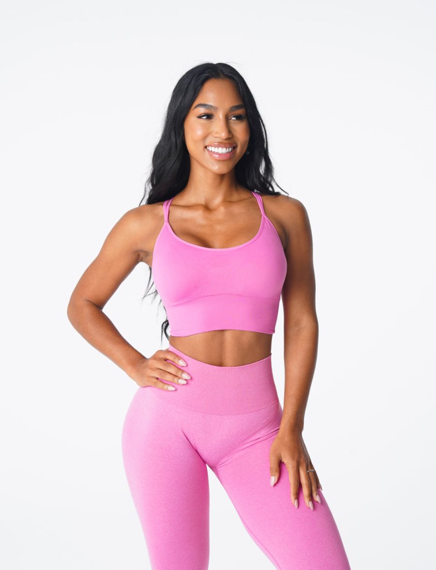 Sujetadores Deportivos NVGTN Flourish Seamless Mujer Rosas | ut5JxFOS