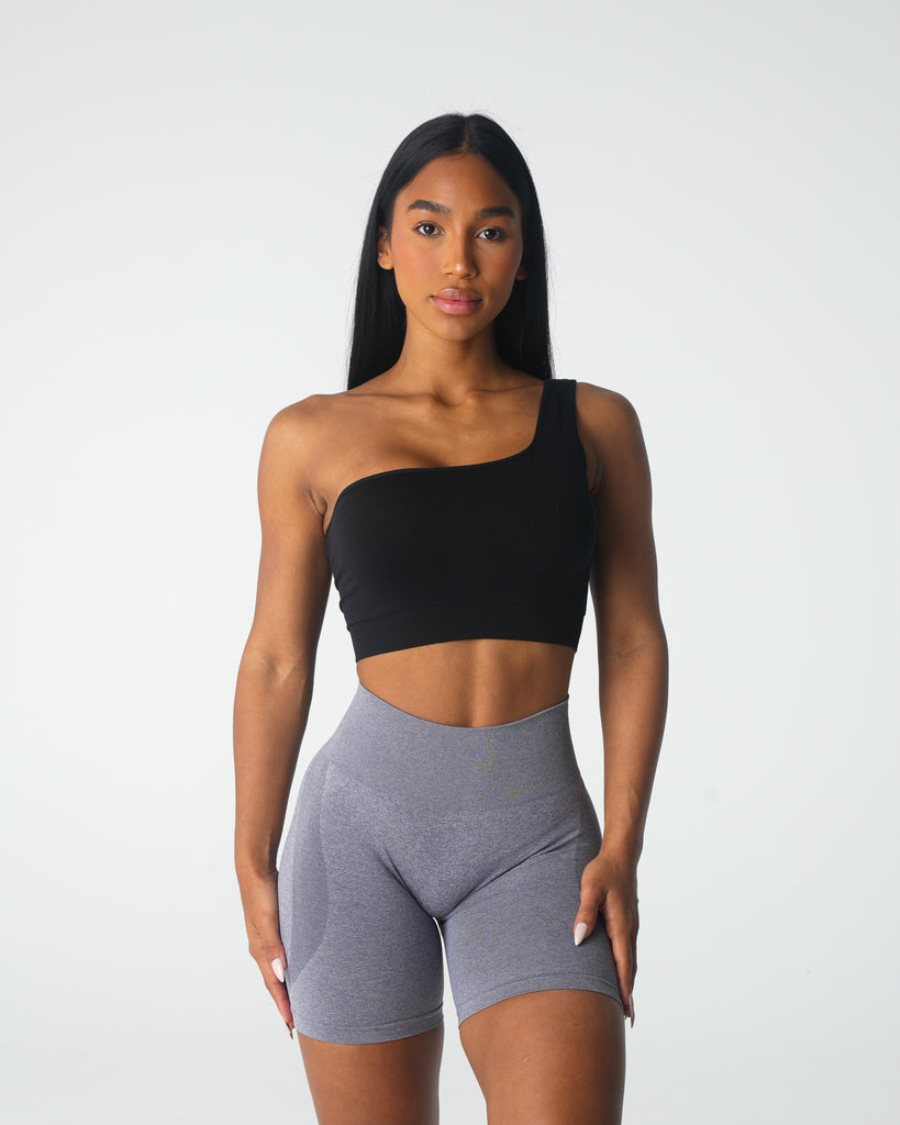 Sujetadores Deportivos NVGTN Passion Seamless Mujer Negras | zzlqslzm