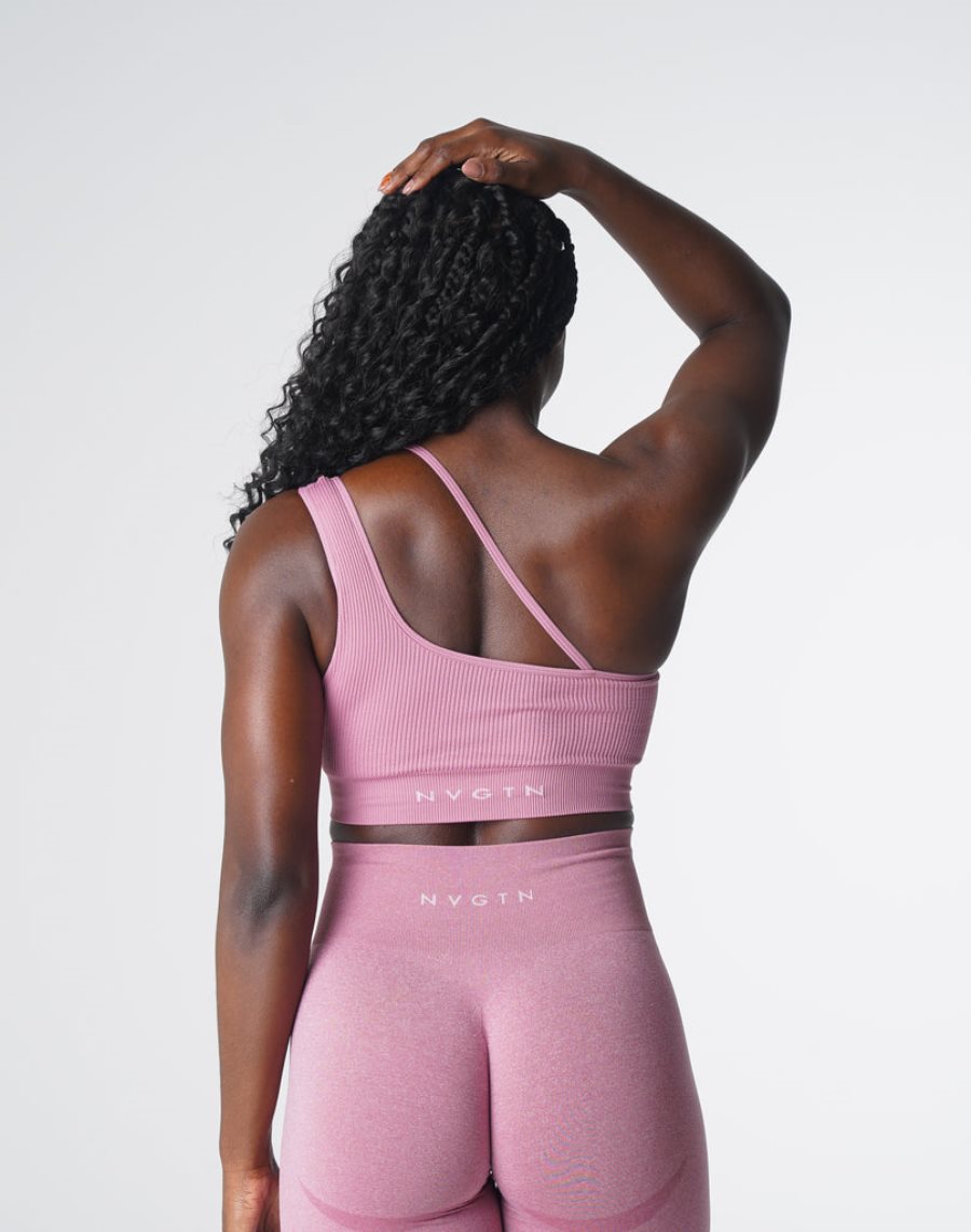 Sujetadores Deportivos NVGTN Streamline Seamless Mujer Rosas | iFO57RrH