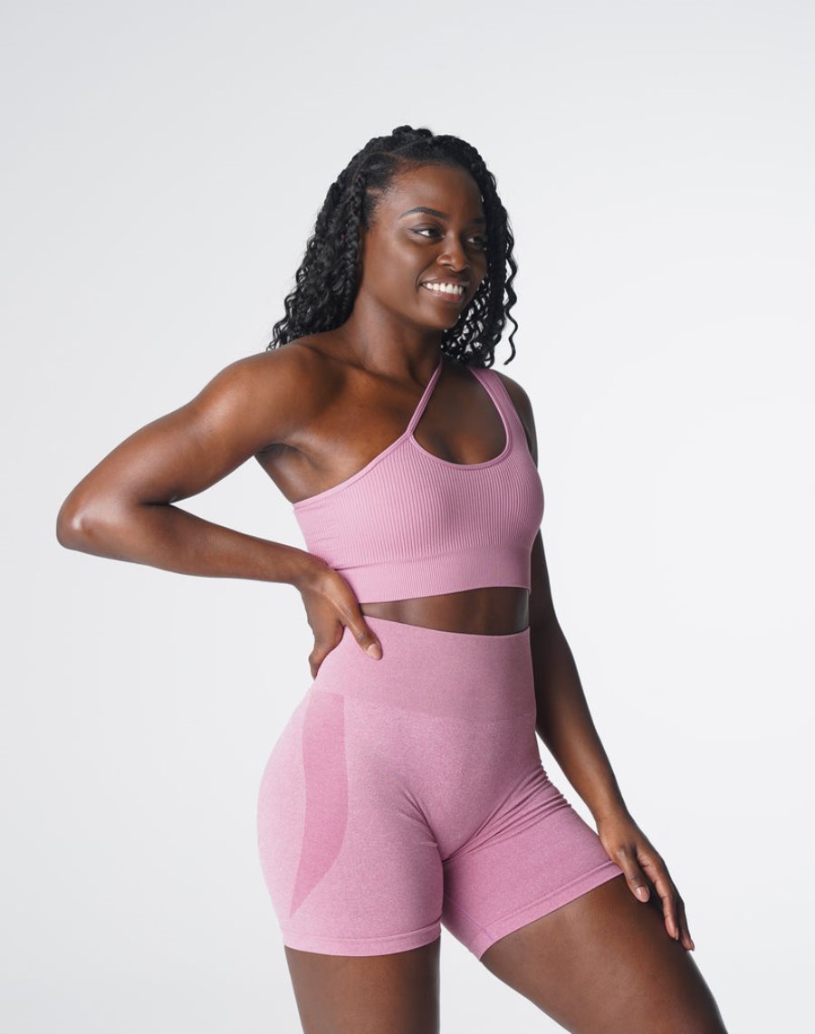 Sujetadores Deportivos NVGTN Streamline Seamless Mujer Rosas | iFO57RrH