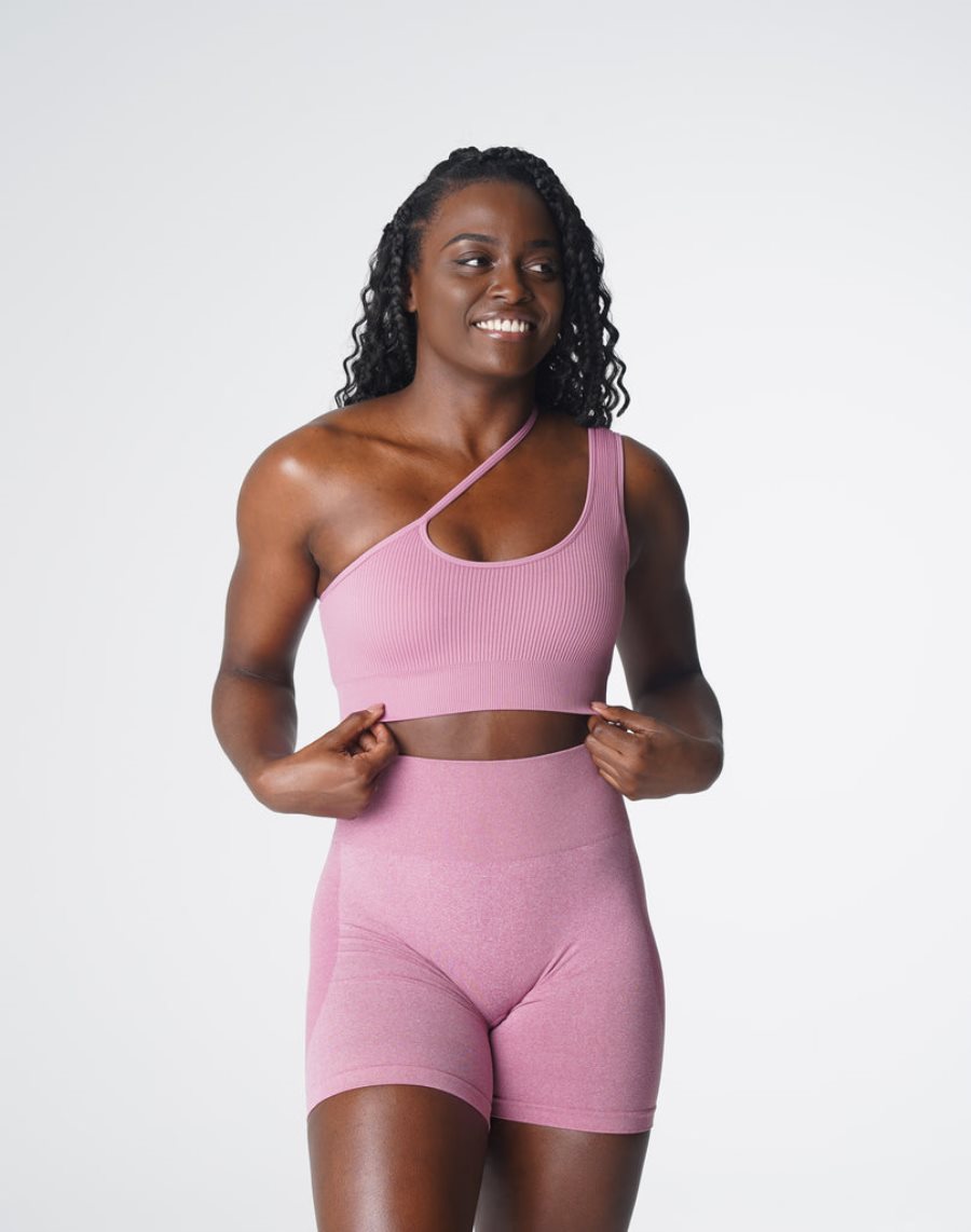 Sujetadores Deportivos NVGTN Streamline Seamless Mujer Rosas | iFO57RrH