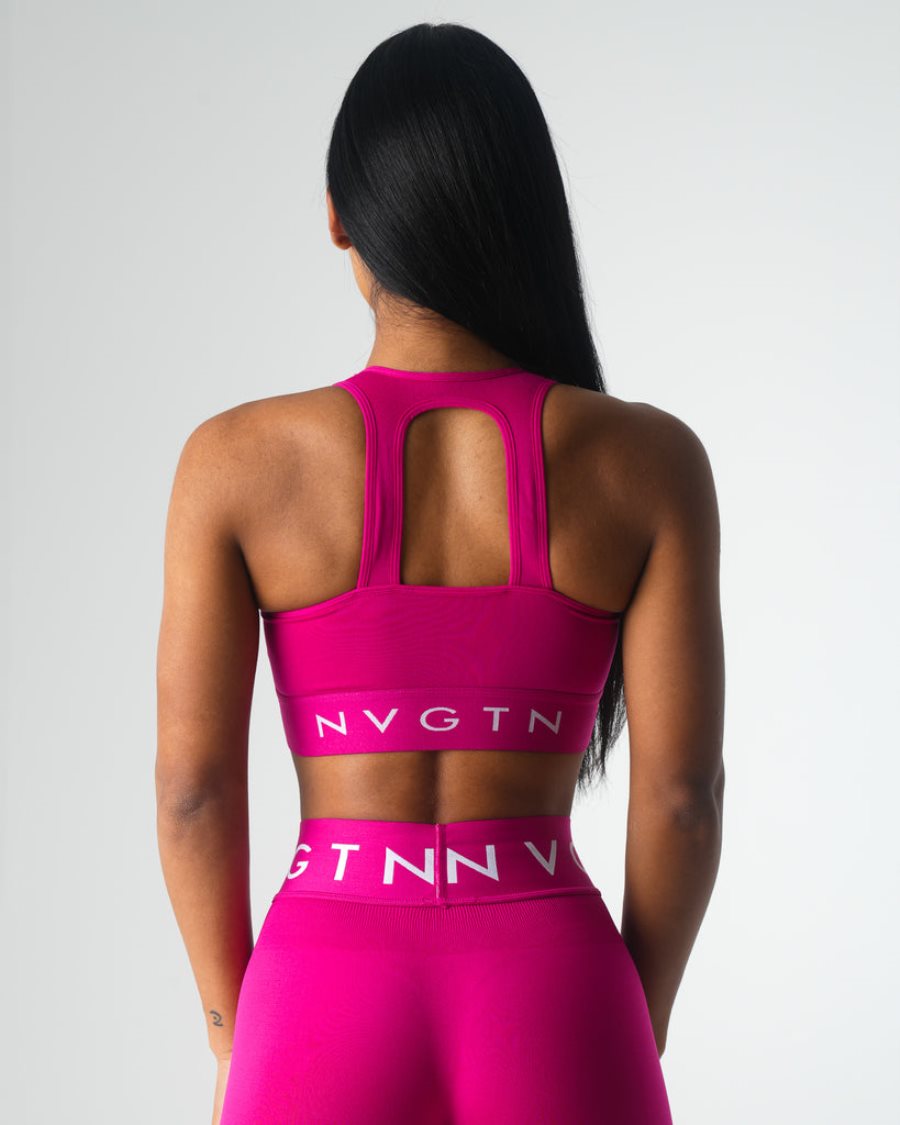 Sujetadores Deportivos NVGTN Trilogy Deporte Seamless Mujer Blancas | nF8XNt6N