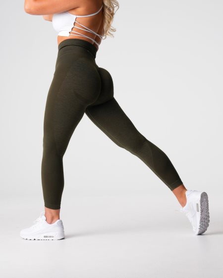 Leggins NVGTN Contour 2.0 Seamless Mujer Verde Oliva | ctsTWlm0