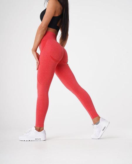 Leggins NVGTN Contour Seamless Mujer Rojas | 41njD6cu