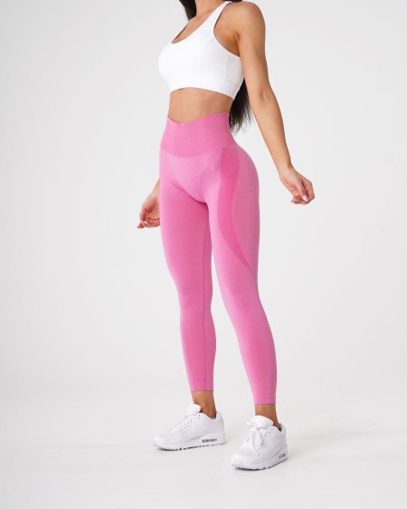 Leggins NVGTN Contour Seamless Mujer Rosas | YRjROiMc