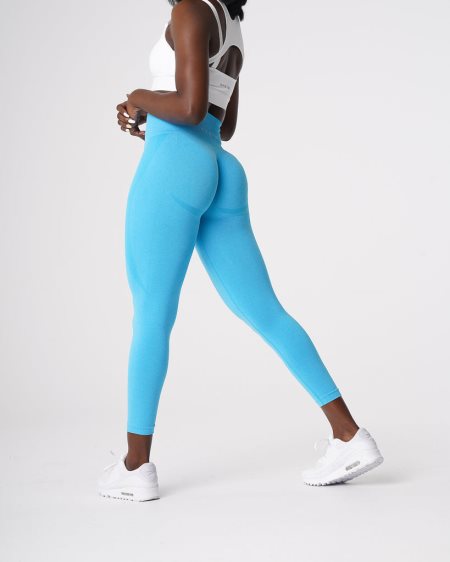 Leggins NVGTN Contour Seamless Mujer Turquesa Claro | yByV7X1V