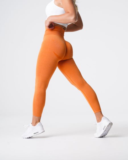 Leggins NVGTN Curve Seamless Mujer Naranjas | Q1GXX968