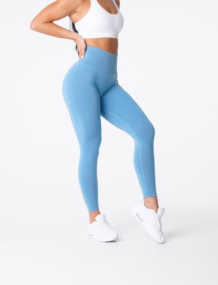 Leggins NVGTN NV Seamless Mujer Azules | E67cTQol