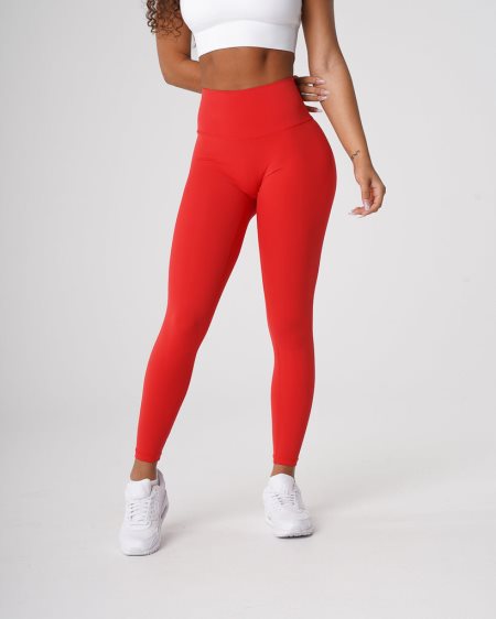 Leggins NVGTN Signature 2.0 Mujer Rojas | CSlvov5c