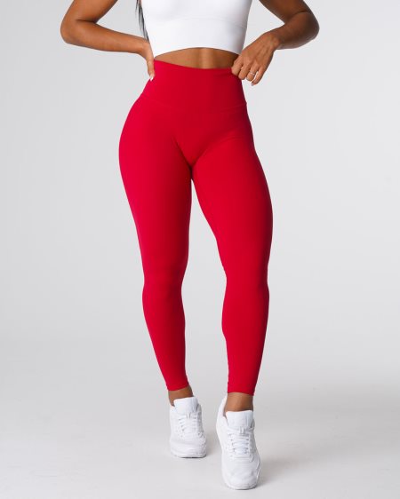 Leggins NVGTN Signature 2.0 Mujer Rojas | voLewe23