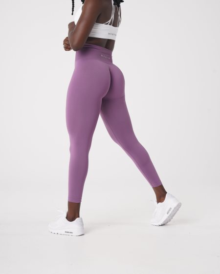 Leggins NVGTN Solid Seamless Mujer Moradas | XLDSiCdt