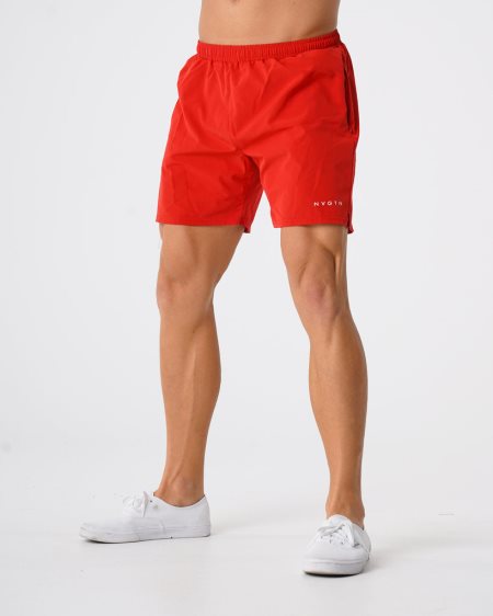 Pantalones Cortos NVGTN Flex Hombre Rojas | gpzDzzzM