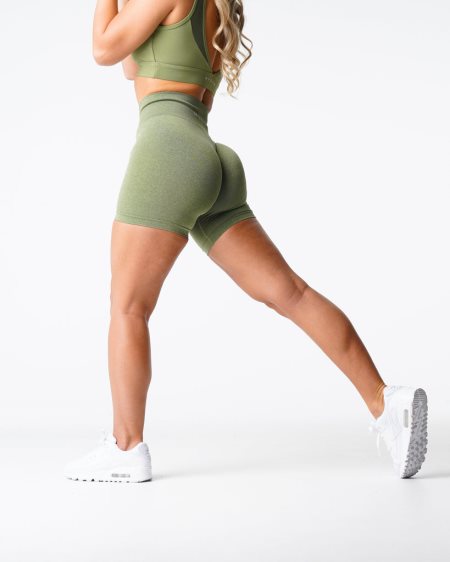 Pantalones Cortos NVGTN Pro Seamless Mujer Verde | X6aIlzrB