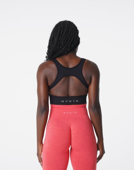 Sujetadores Deportivos NVGTN Eclipse Seamless Mujer Negras | lLQq9IUQ