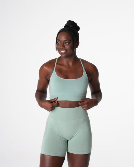 Sujetadores Deportivos NVGTN Invincible Seamless Mujer Verde | 8l8erd9o